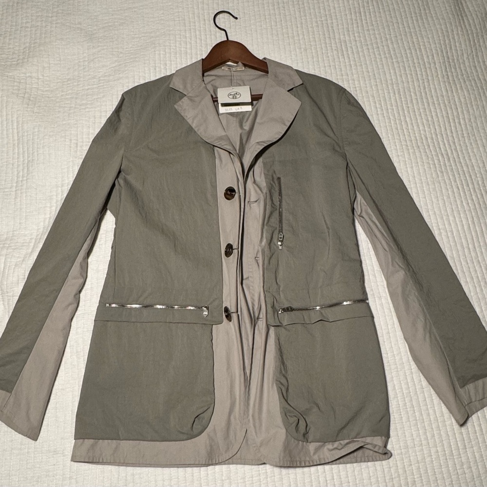 Hermes Men's Taupe Lightweight Jacket